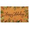 Okuna Outpost Rectangular Coco Coir Doormat - Coco Winter Door Mat for Dirt & Mud - Winter Welcome Mat Coir with Grip Backing - Outdoor Holiday Rug with High-Pile Fibers - 17 x 30 in Multi Color